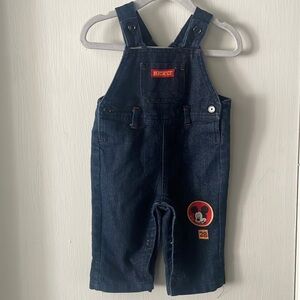 Disney Vintage Mickey Logo Kid’s Overalls